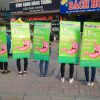 Human billboard Yumangel