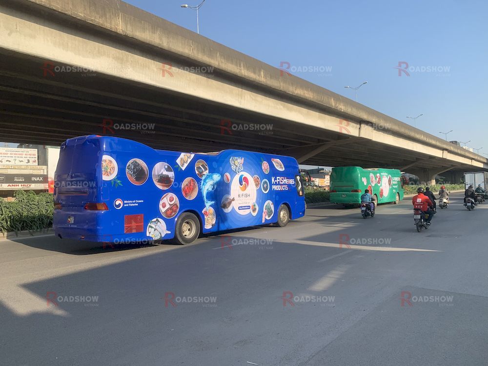 Dự án Luxury Roadshow xe ô tô 45 chỗ của K-Food Fair