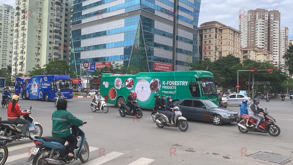 Dự án Luxury Roadshow xe ô tô 45 chỗ của K-Food Fair