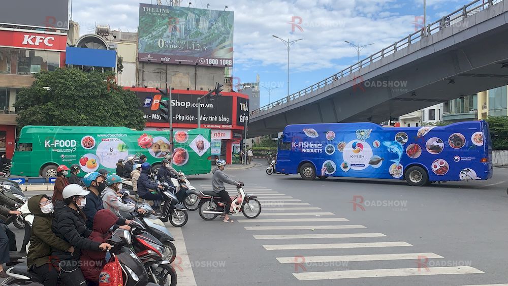 Dự án Luxury Roadshow xe ô tô 45 chỗ của K-Food Fair