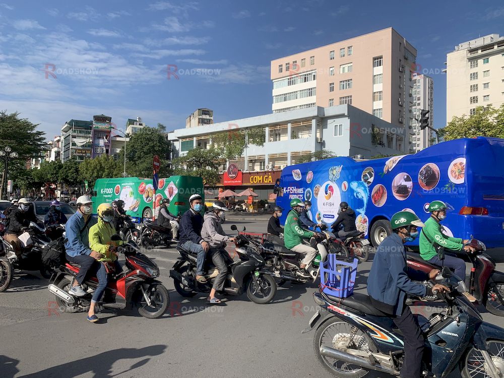 Dự án Luxury Roadshow xe ô tô 45 chỗ của K-Food Fair