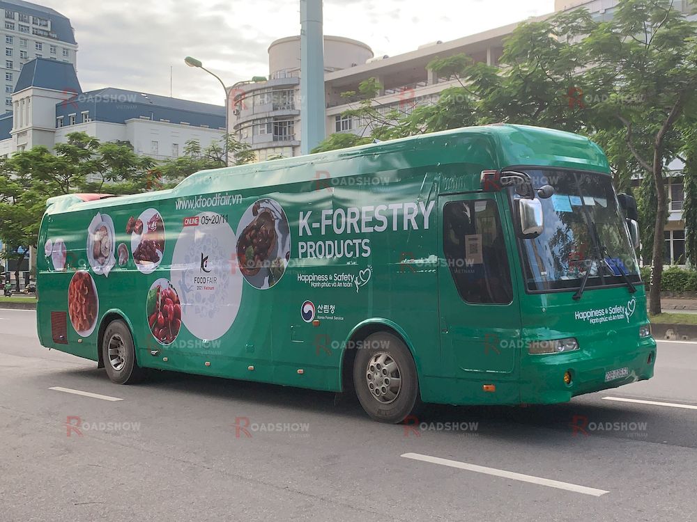 Dự án Luxury Roadshow xe ô tô 45 chỗ của K-Food Fair