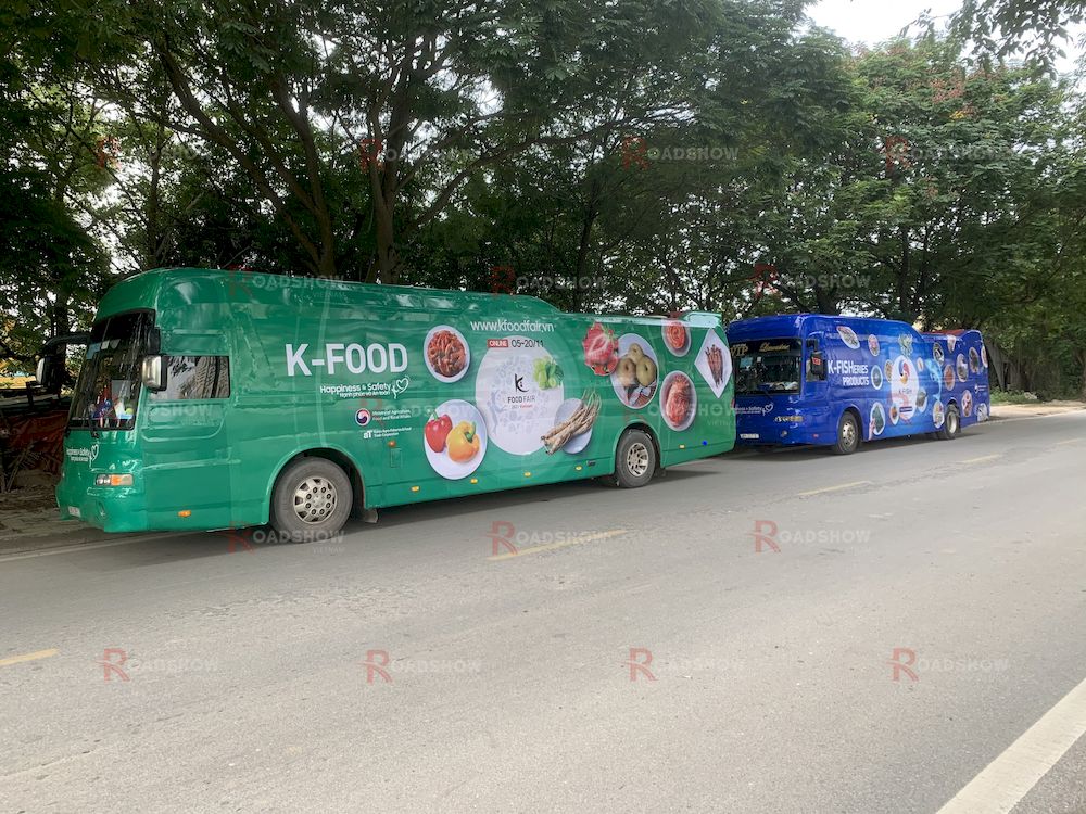 Dự án Luxury Roadshow xe ô tô 45 chỗ của K-Food Fair