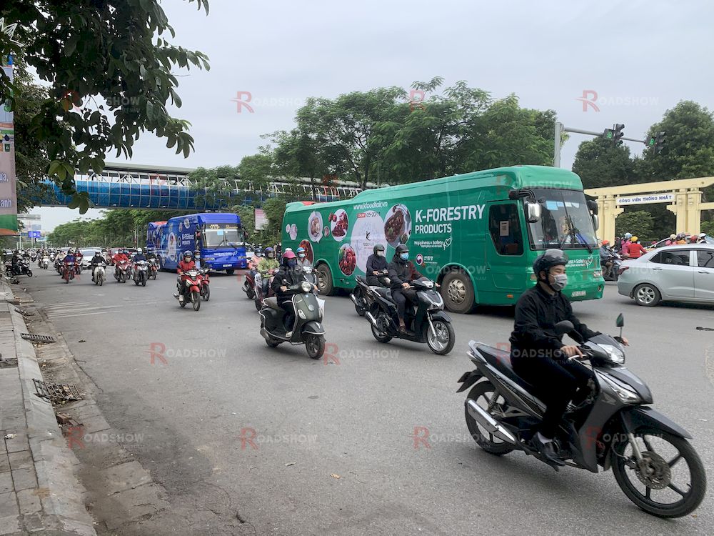 Dự án Luxury Roadshow xe ô tô 45 chỗ của K-Food Fair