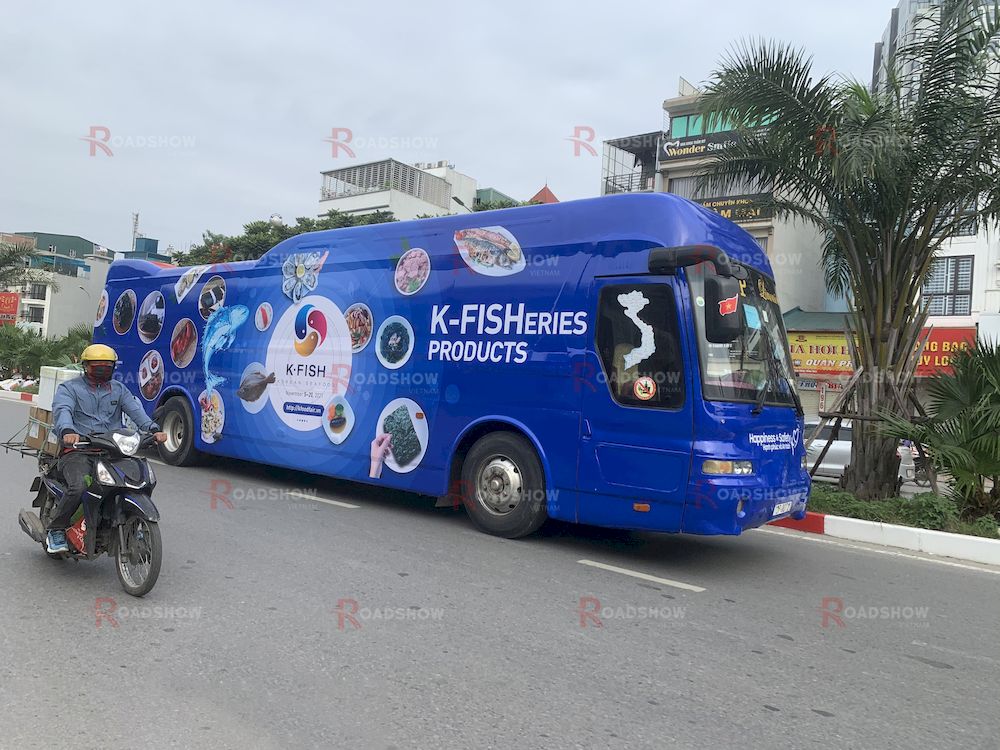 Dự án Luxury Roadshow xe ô tô 45 chỗ của K-Food Fair