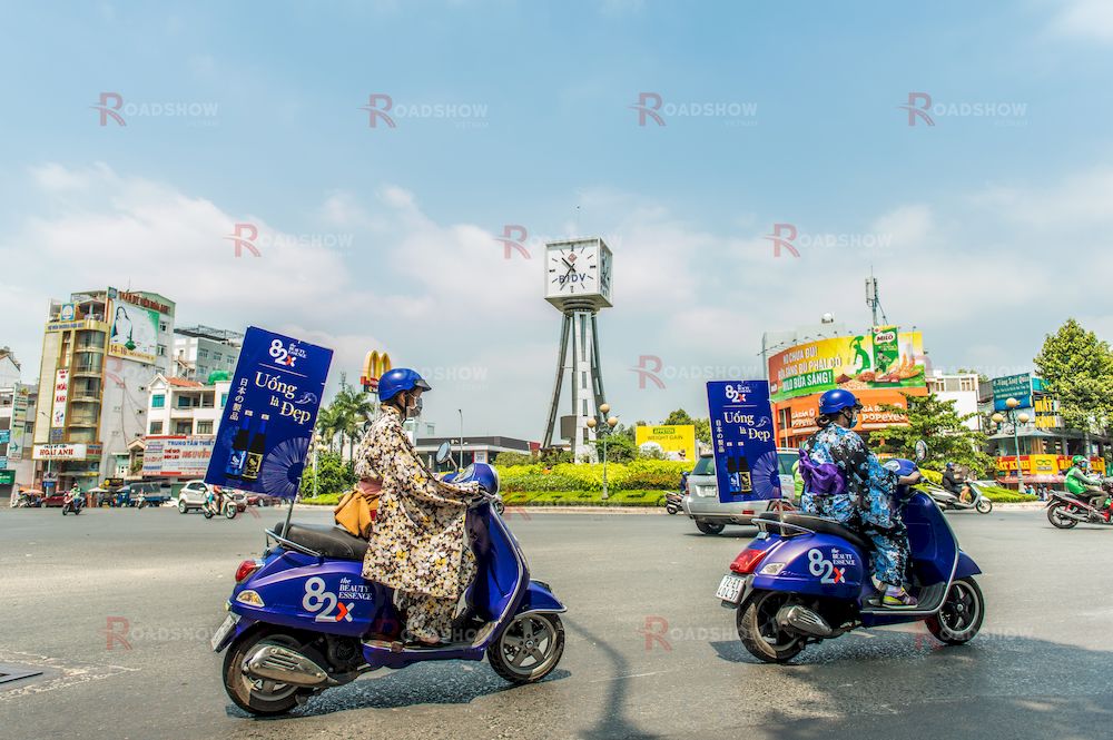 Dự án Roadshow ô tô & xe máy sôi động của 82X Beauty