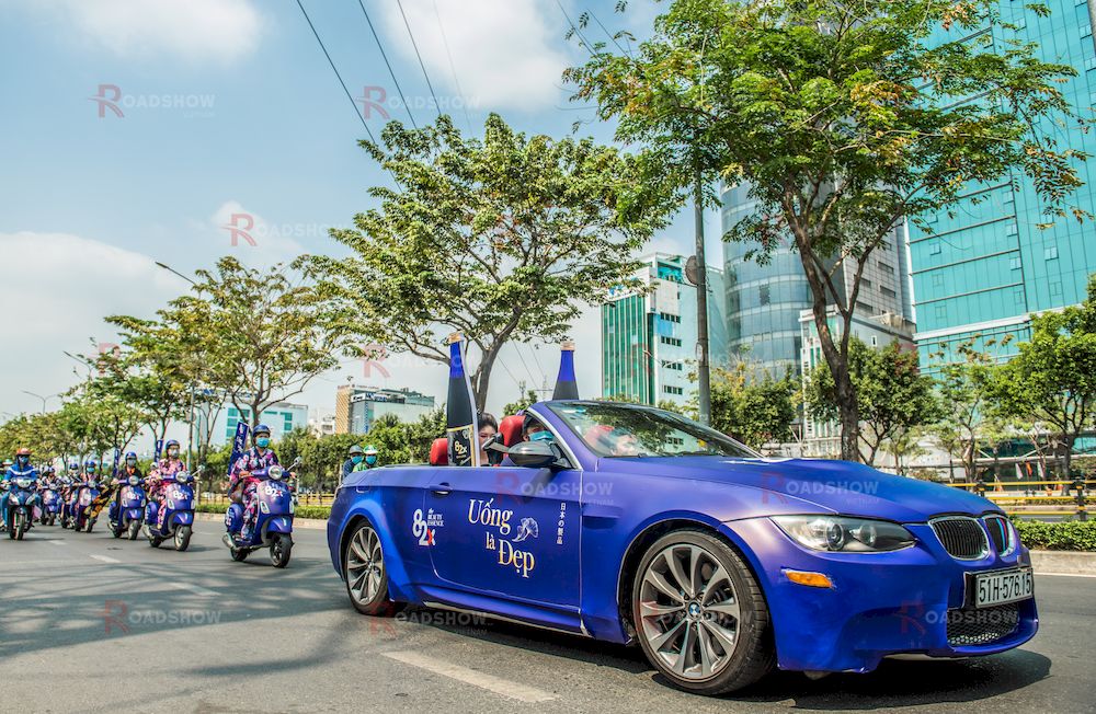 Dự án Roadshow ô tô & xe máy sôi động của 82X Beauty