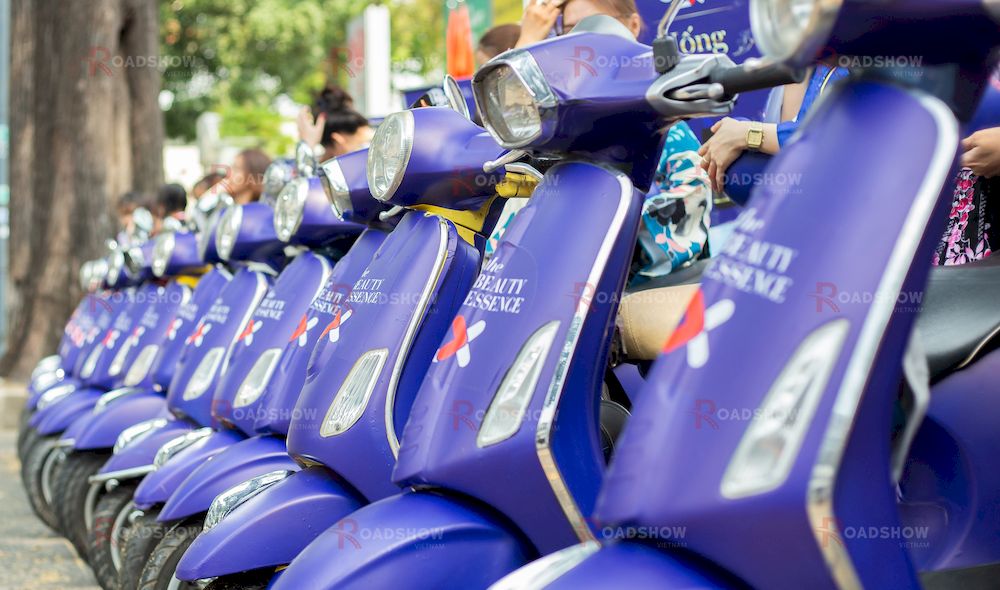 Dự án Roadshow ô tô & xe máy sôi động của 82X Beauty