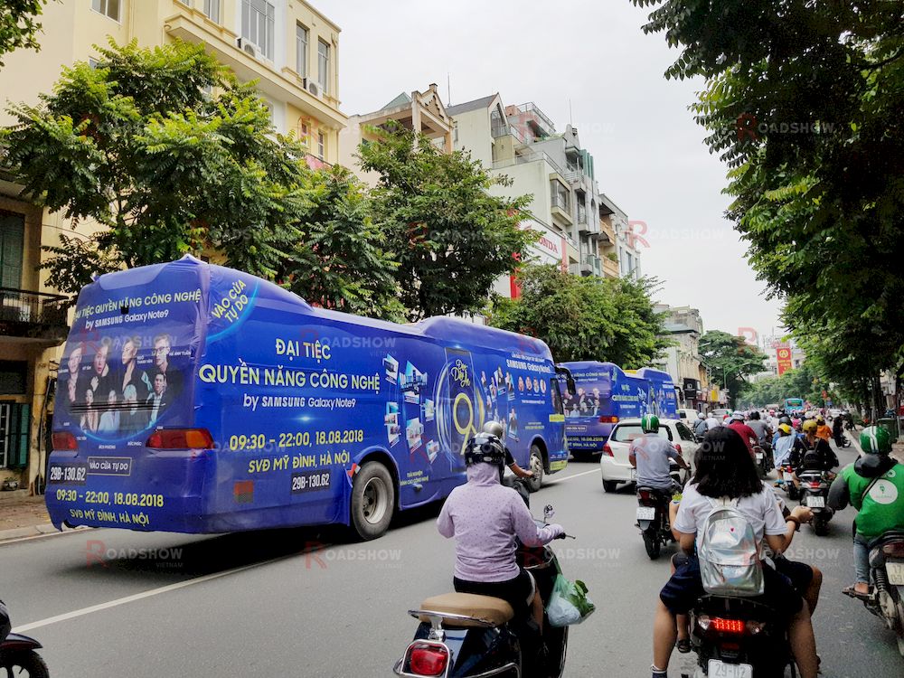 Dự án Luxury Roadshow ấn tượng của Samsung Galaxy Note 9