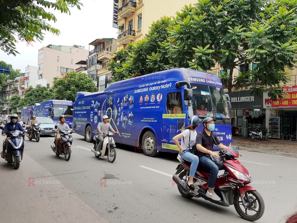 Dự án Luxury Roadshow ấn tượng của Samsung Galaxy Note 9