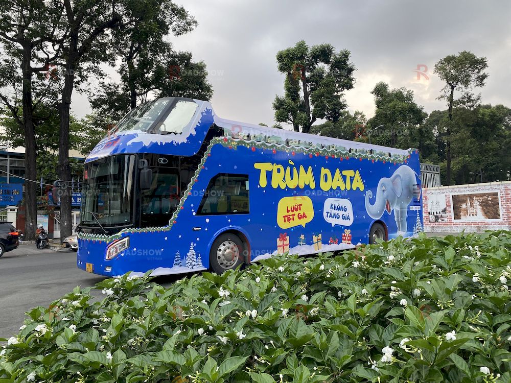 Dự án Roadshow xe bus 2 tầng cực ấn tượng của Mobifone