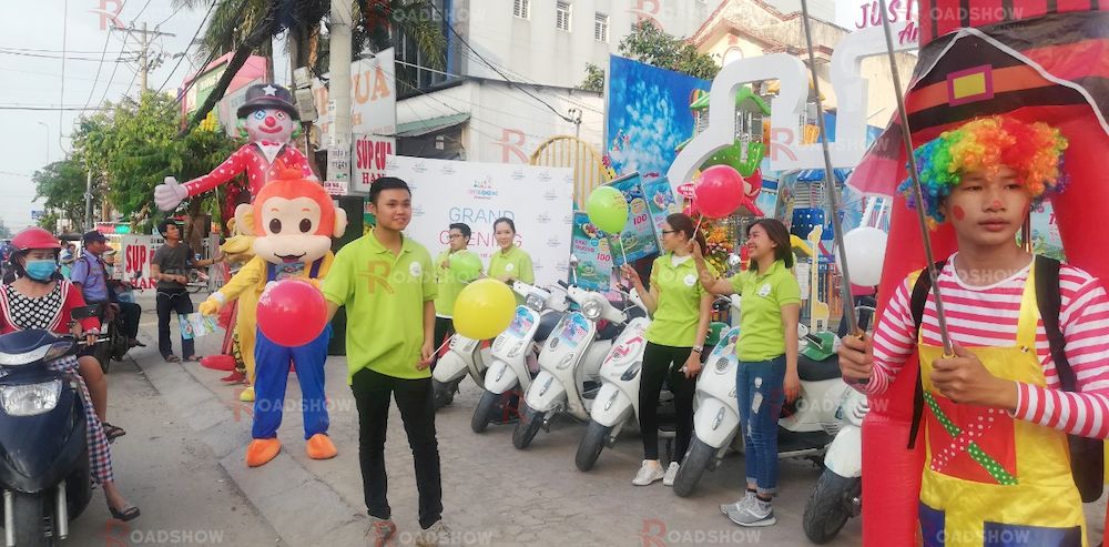 Dự án Roadshow xe máy sôi động của Just Kidding