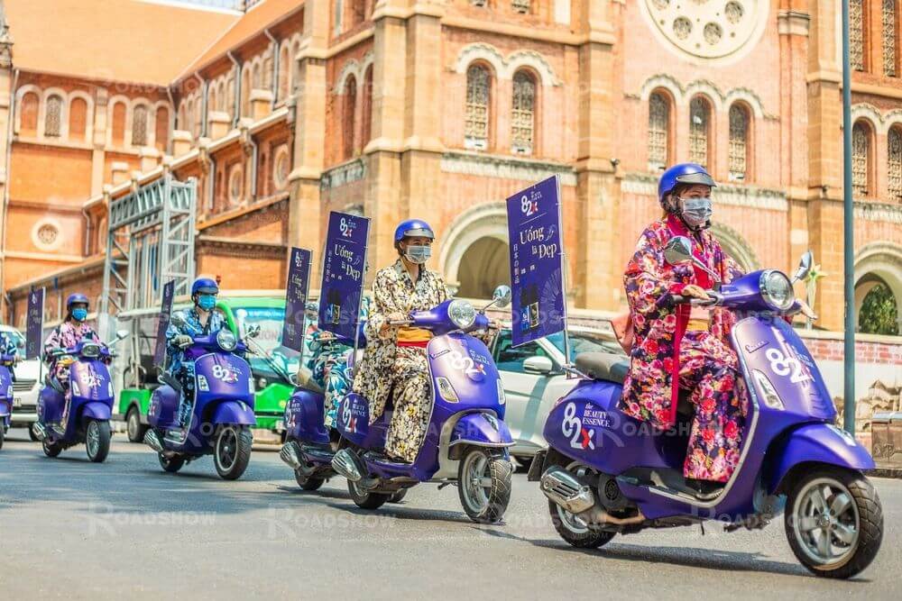 Roadshow là gì? Tổ chức Roadshow như thế nào Dịch vụ tổ chức Roadshow xe máy