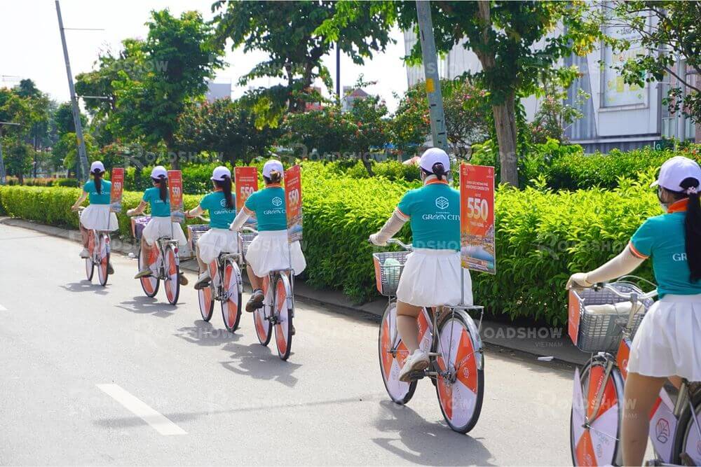 Chiến dịch Roadshow xe đạp của Vinhomes Green City tại Sài Gòn