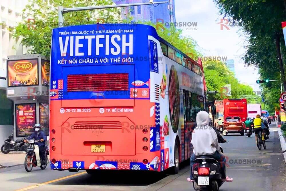 Chiến dịch Roadshow bus 2 tầng VIETFISH 2025 tại TP. Hồ Chí Minh Chiến dịch Roadshow bus 2 tầng VIETFISH 2025 tại TP. Hồ Chí Minh