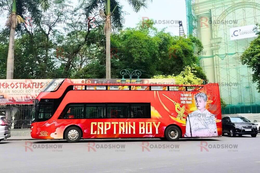 Chiến dịch Roadshow Bus 2 tầng của FC Captain Boy tại Hà Nội