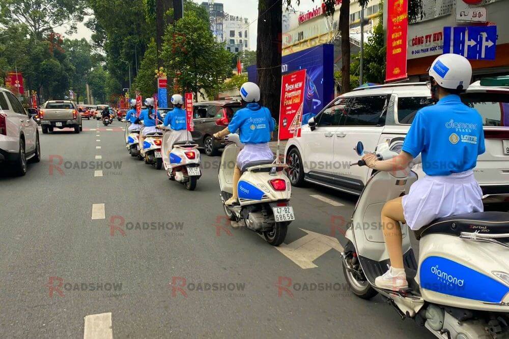 Chiến dịch Roadshow xe máy của Diamond Plaza tại Thành phố Hồ Chí Minh