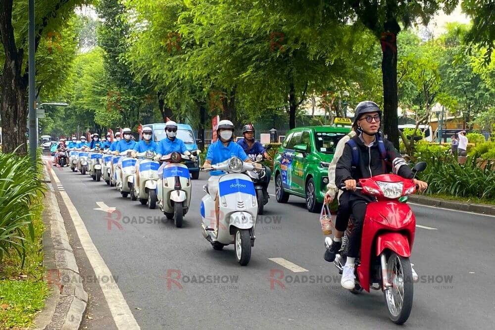 Chiến dịch Roadshow xe máy của Diamond Plaza tại Thành phố Hồ Chí Minh